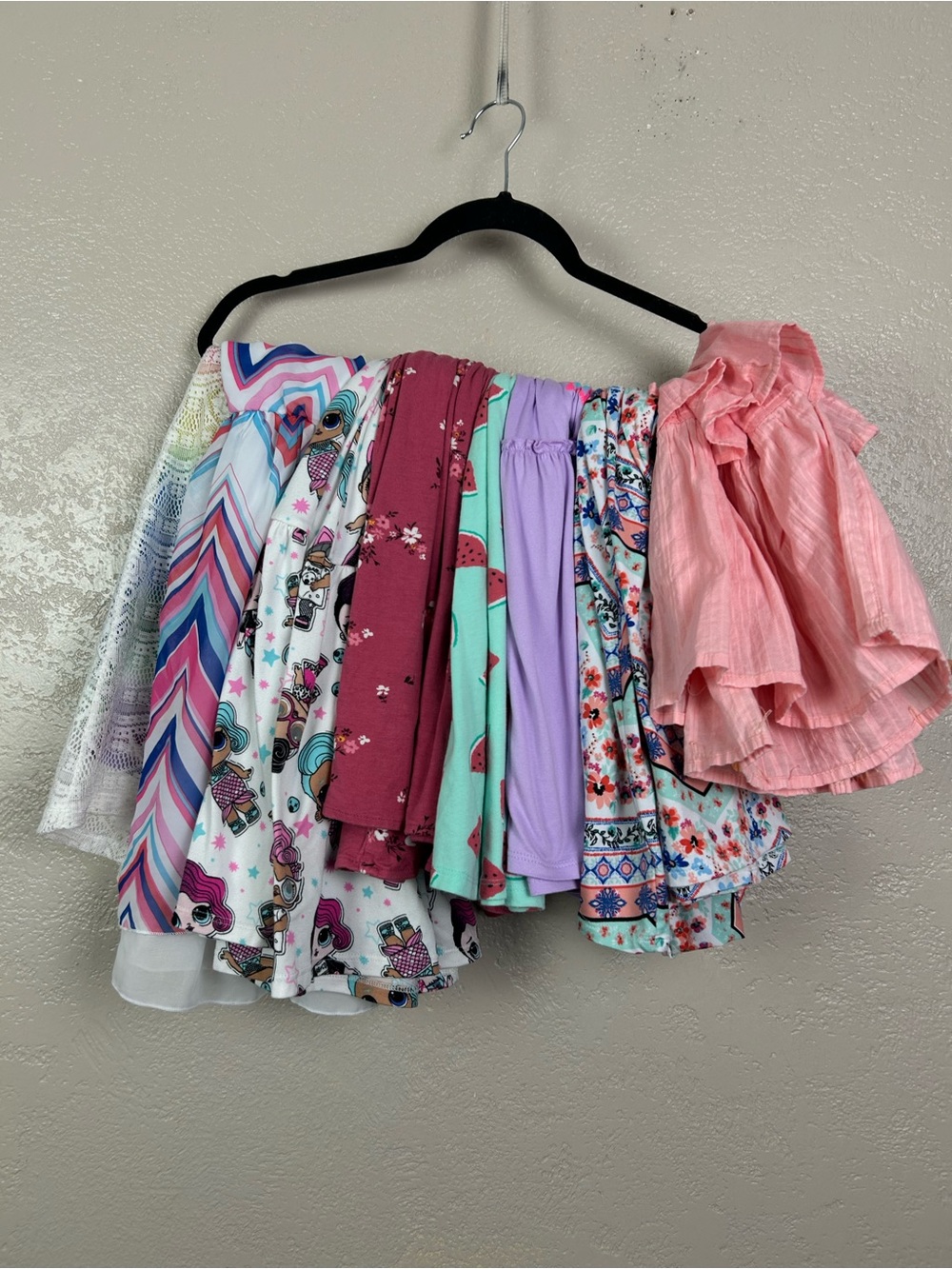 Girls' Pink & Pastel Mixed Casual Dress Bundle